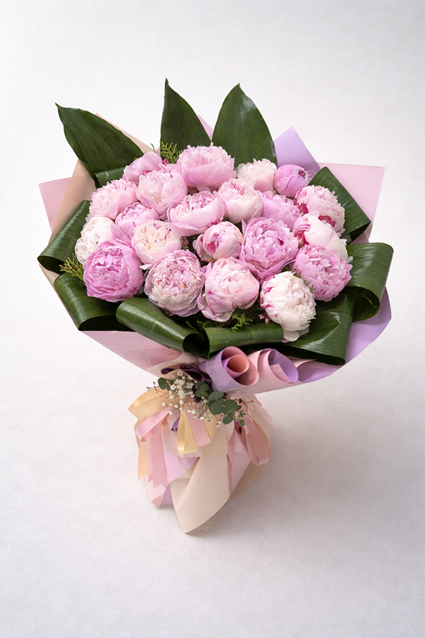 Bahar Rüyası Pembe Şakayık Buketi